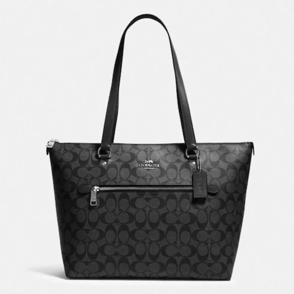 Authentic Coach Signature Handbag & Tech Wallet